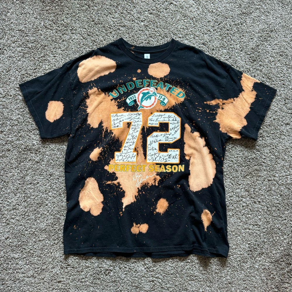 Miami Dolphins Bleached T-Shirt